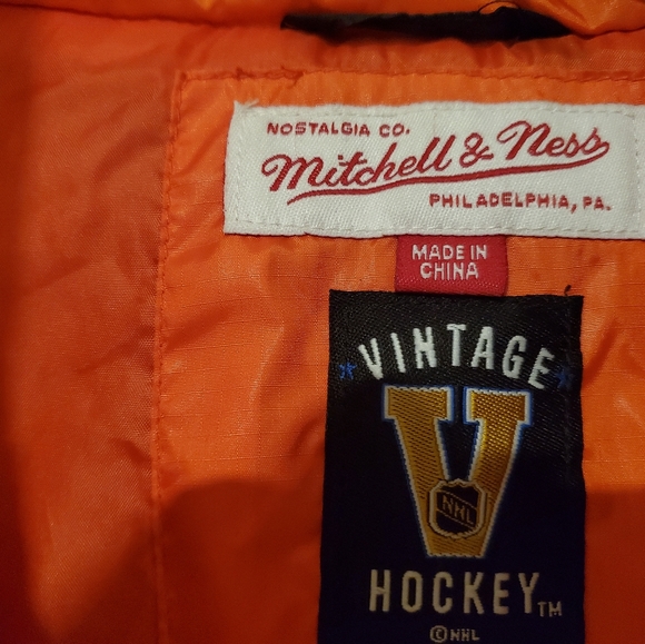 Mitchell and ness Flyers Vest Selling Cheap Its Going To Need A Zipper. - Picture 2 of 3